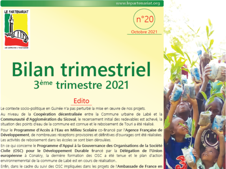 Bulletin trimestriel Guinée n°20